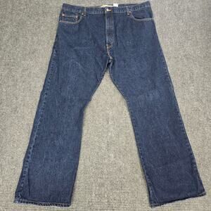 Vintage Levi's 517 Bootcut Jeans Mens 44x32 measure 43x32 Dark Wash Made USA 90s